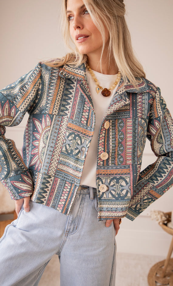 Ezra Boho Blue - Jacket