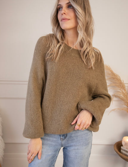 Mimi Knit Taupe - Sweater