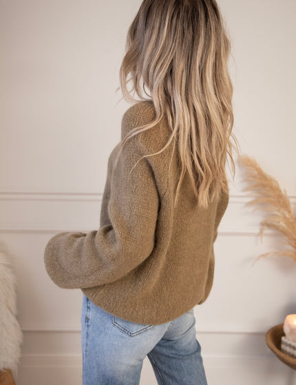 Mimi Knit Taupe - Sweater