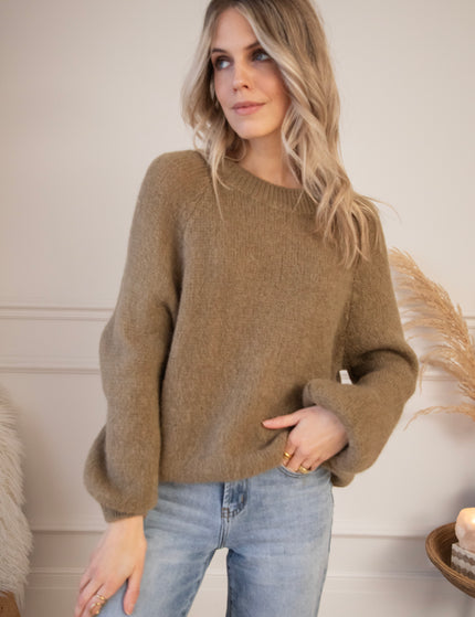 Mimi Knit Taupe - Sweater