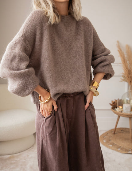 Easy Like Denim Brown - Broek