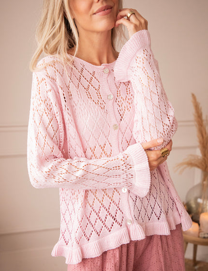 Crochet Charm Baby Pink - Vest