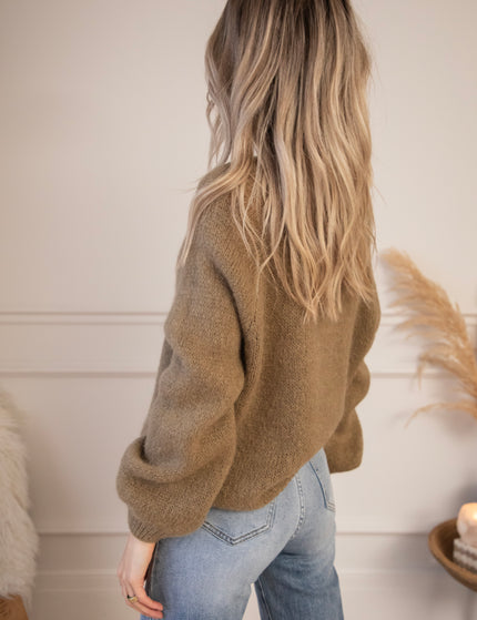 Mimi Knit Taupe - Sweater