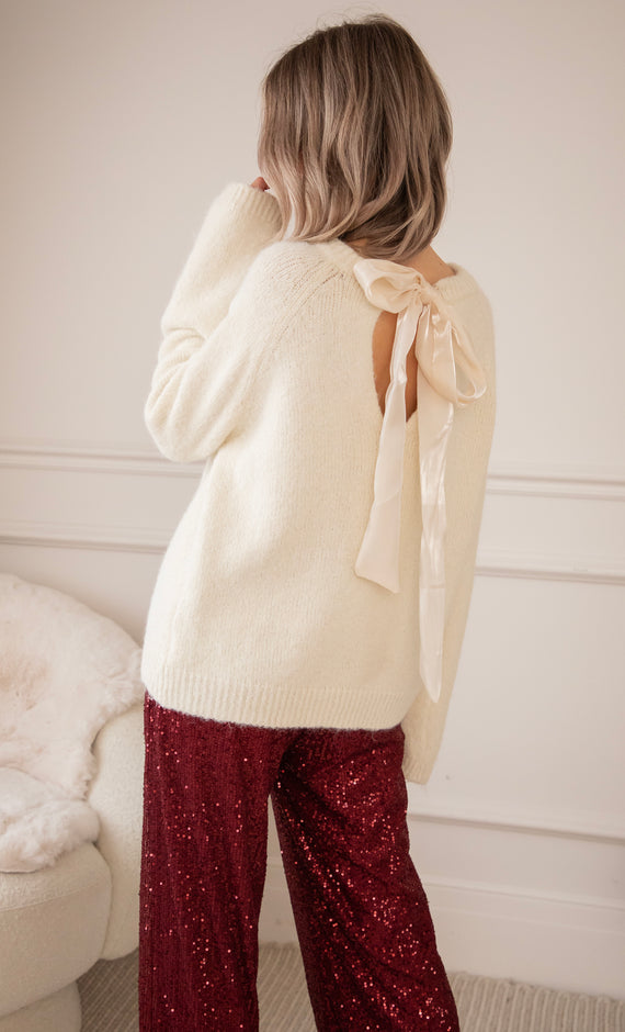 Bowy Bo Beige - Sweater