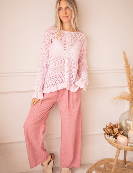 Crochet Charm Baby Pink - Vest