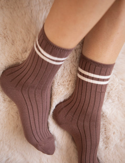 Cozy Lines Hazelnut - Socks