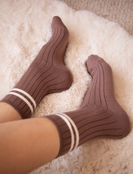 Cozy Lines Hazelnut - Socks