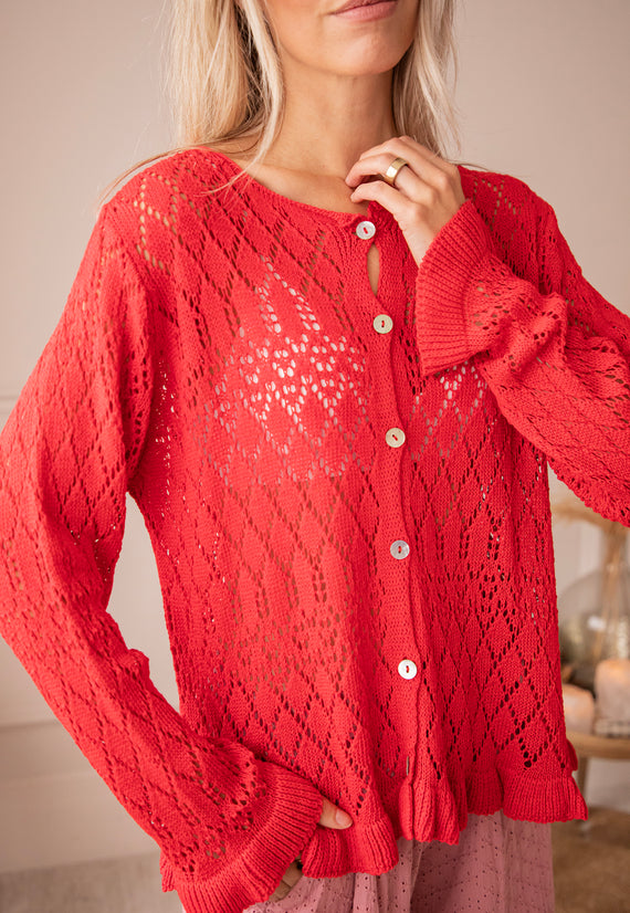 Crochet Charm Red - Vest