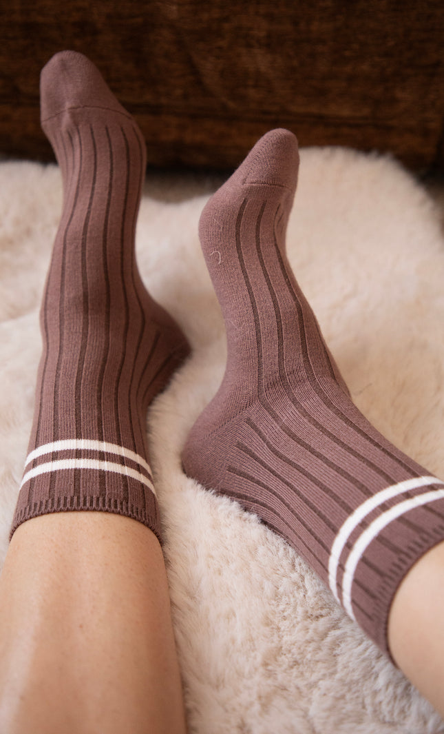 Cozy Lines Hazelnut - Socks