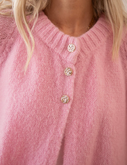 Split Knit Baby Pink - Trui