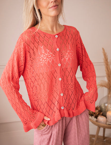 Crochet Charm Raspberry - Vest