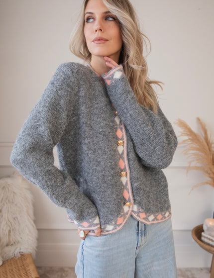 Cozy Contour Dark Grey - Cardigan