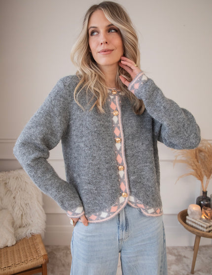 Cozy Contour Dark Grey - Cardigan