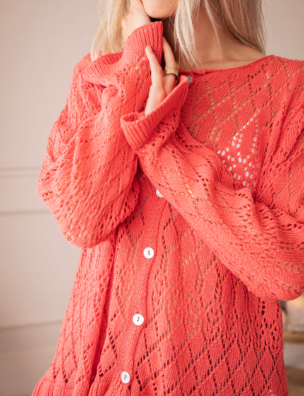 Crochet Charm Raspberry - Vest