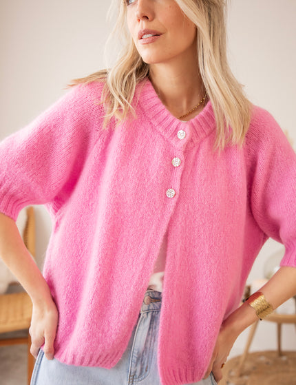 Split Knit Pink - Trui
