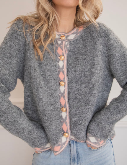 Cozy Contour Dark Grey - Cardigan