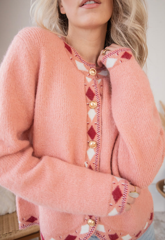 Strickjacke - Cozy Contour - Rosa