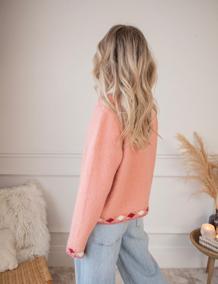 Cozy Contour Pink - Cardigan