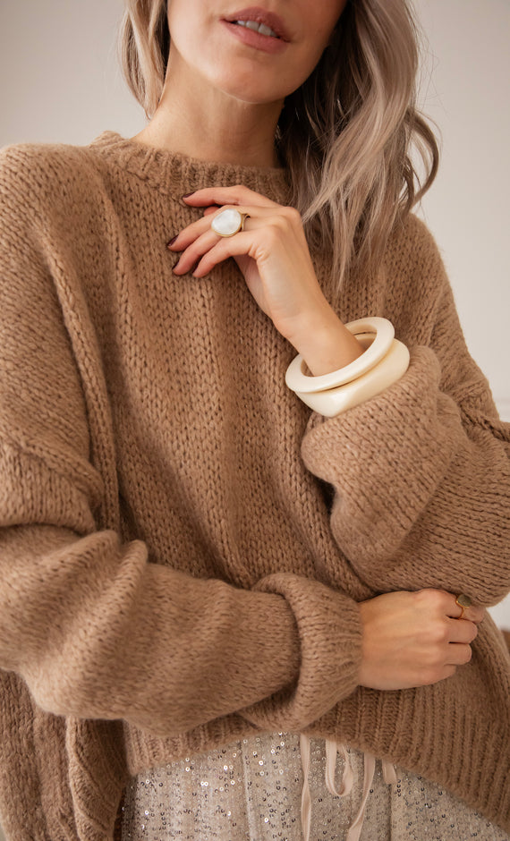 Pullover - Ona - Camel