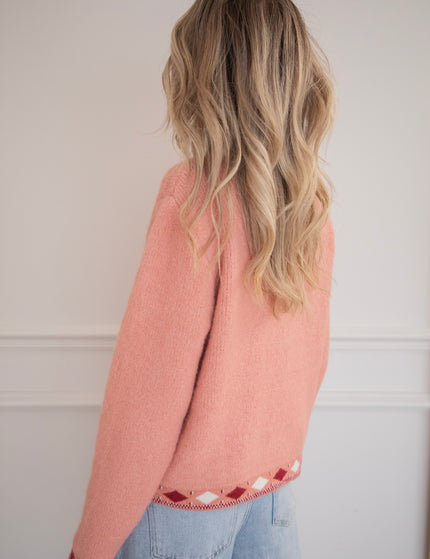 Cozy Contour Pink - Cardigan