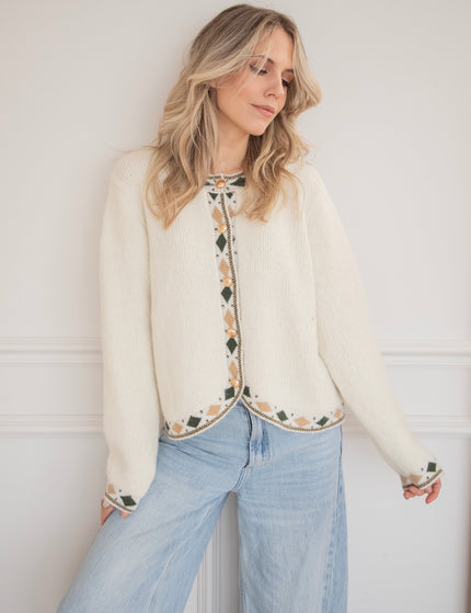 Cozy Contour Beige - Cardigan