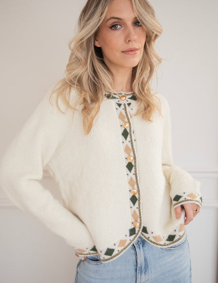 Cozy Contour Beige - Cardigan