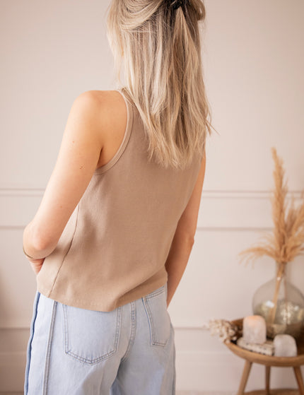Everyday Rib Taupe - Top