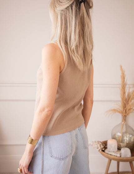 Everyday Rib Taupe - Top