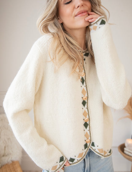 Cozy Contour Beige - Cardigan