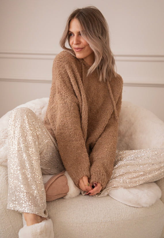 Pullover - Cozy Escape - Camel