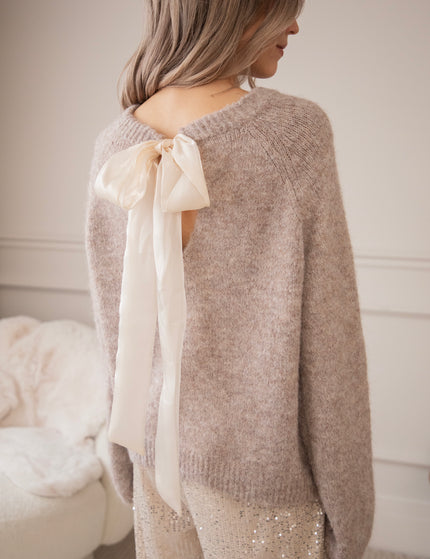 Bowy Bo Taupe - Sweater