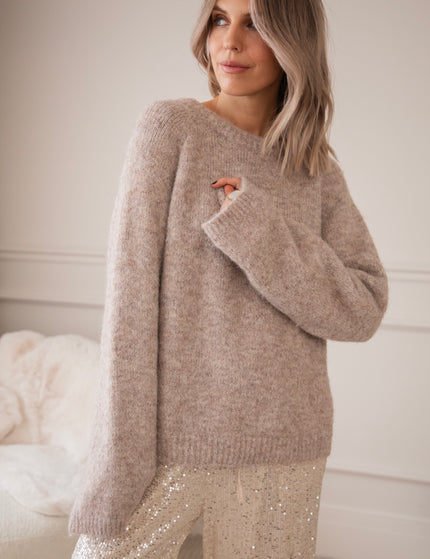 Bowy Bo Taupe - Sweater