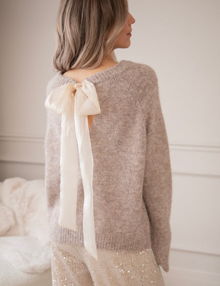 Bowy Bo Taupe - Sweater
