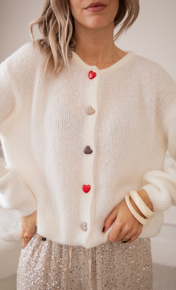 Love Buttons Beige - Vest