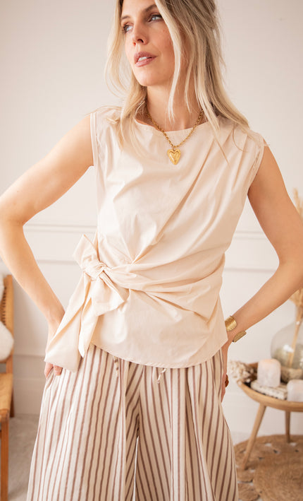 Bow Flow Beige - Top