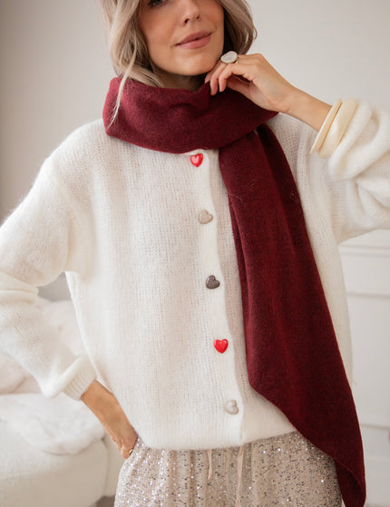 Love Buttons Beige - Cardigan