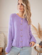 Strickjacke - Maple - Violett