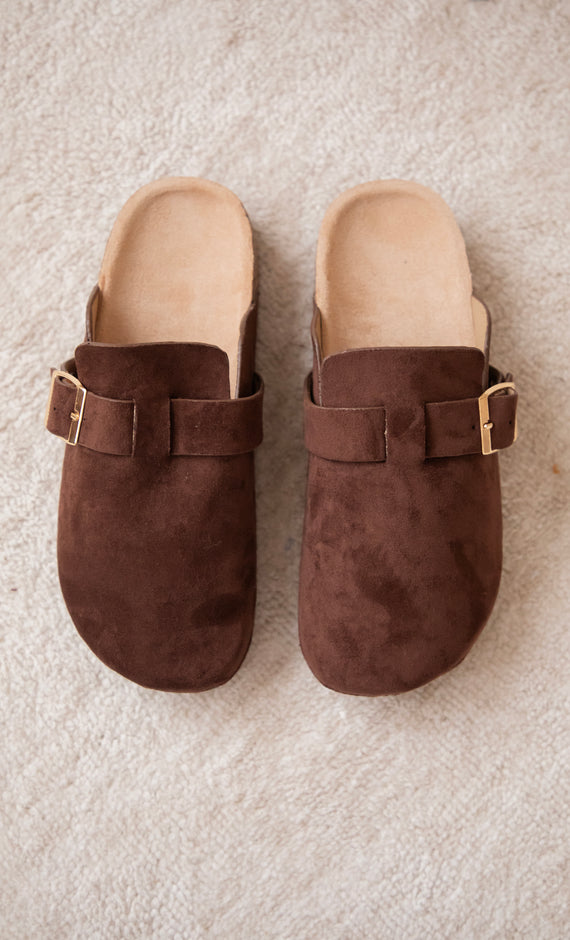 Leki Buckle Clogs Choco - Flats