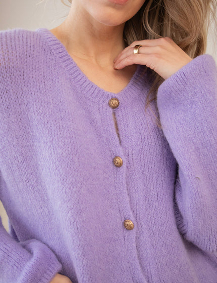 Strickjacke - Maple - Violett