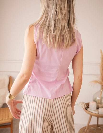 Bow Flow Sweet Pink - Top