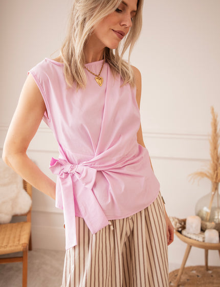 Bow Flow Sweet Pink - Top