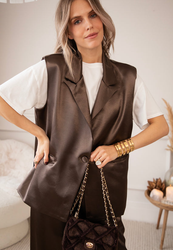 Weste - Glosh - Choco