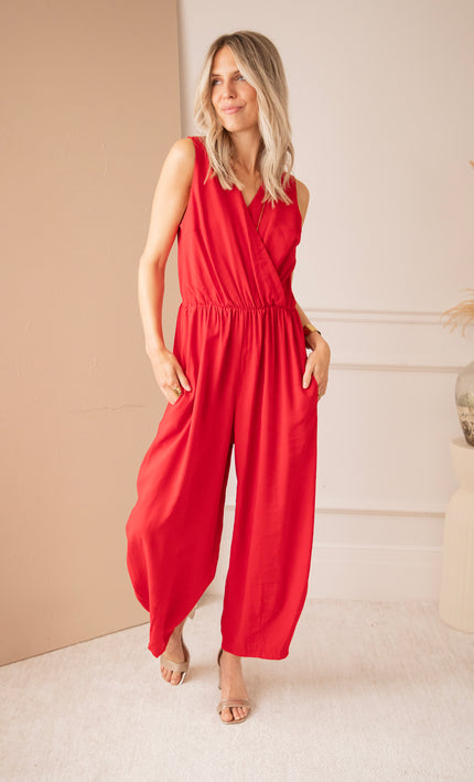 Simone Red - Jumpsuit