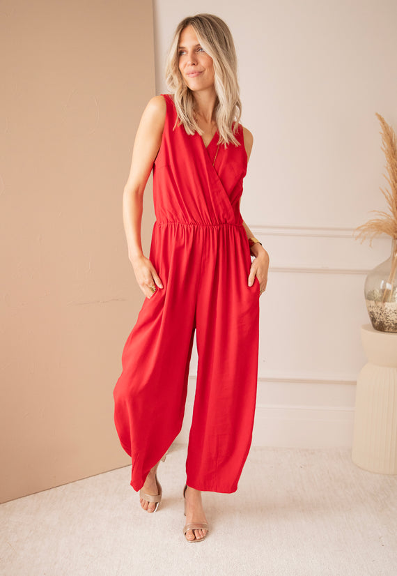 Simone Red - Jumpsuit