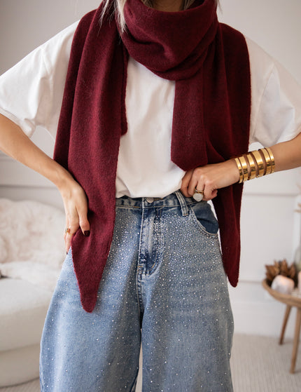Hold Me Close Bordeaux - Scarf