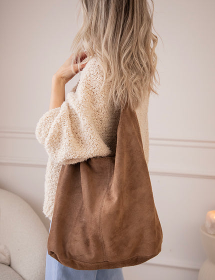 Noé Leather Taupe - Handtas