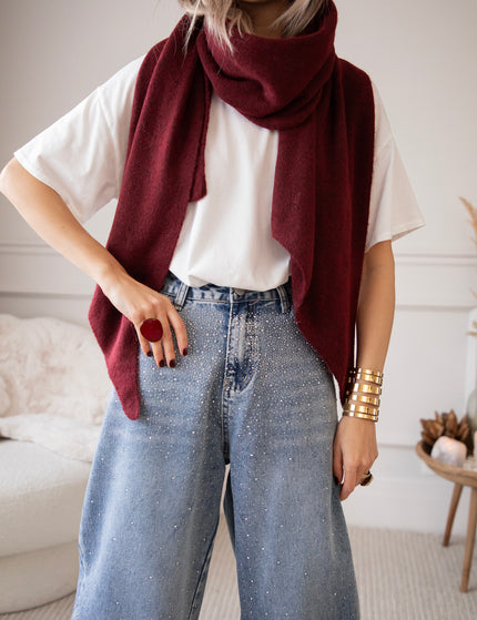 Hold Me Close Bordeaux - Scarf