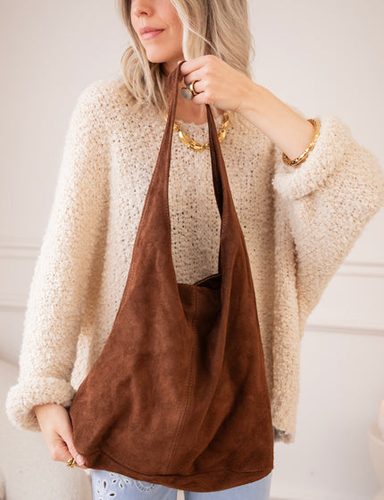 Noé Leather Choco - Handtas