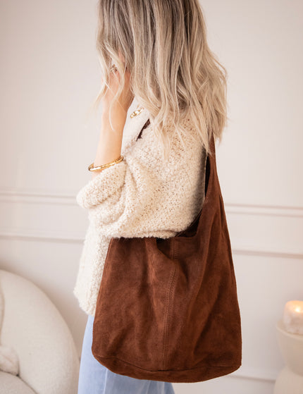 Noé Leather Choco - Handtas