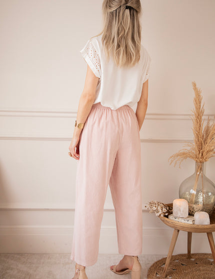 Hose - Corduroy Joy - Hellrosa